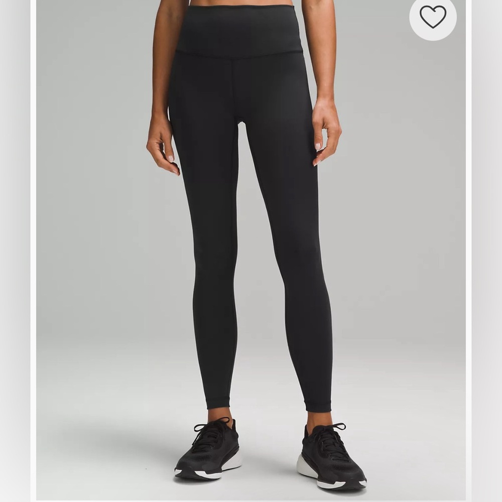 Lululemon Wunder Train High-Rise Leggings 25” sz 6 black